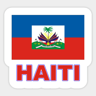 The Pride of Haiti - Haitian Flag Design Sticker